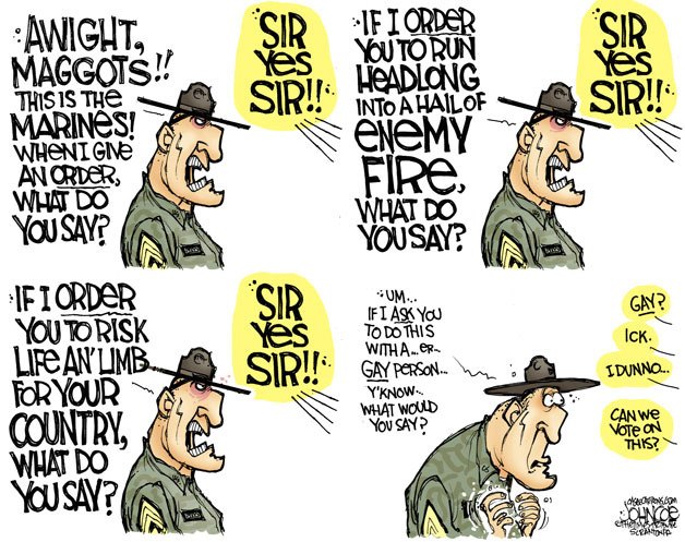 Today's cartoon is by John Cole