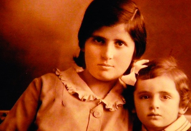 Noémi Ban is shown at age 16 with her younger sister Erzsébet. Ban will be speaking about her experience in concentration camps during World War II to students at South Whidbey High School this Friday.