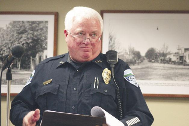 Langley Police Chief Bob Herzberg announced his retirement plans on Monday. His last day is March 2.