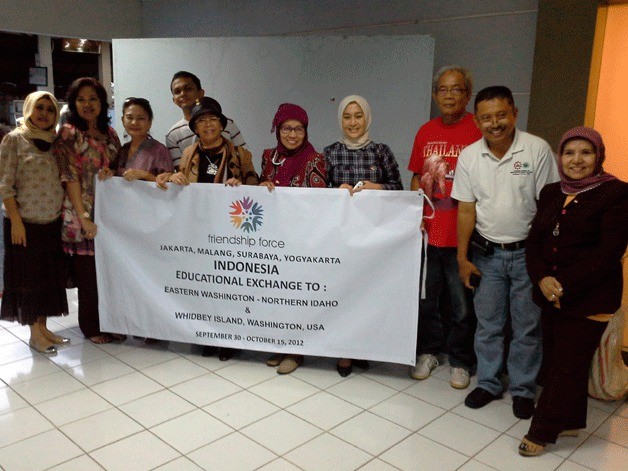 Indonesian teachers will visit Langley for a seminar in teaching English as a second language. A potluck open to all will be held Monday