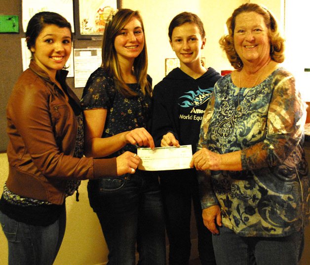 Knightriders 4-H club president Cara Mathews