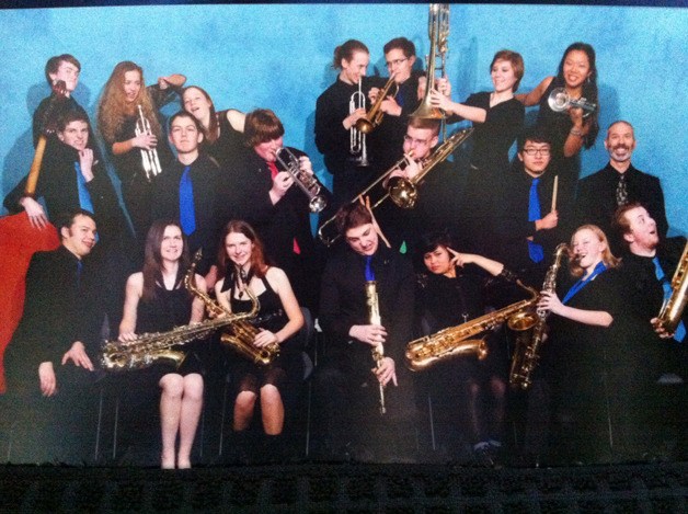 Members of the South Whidbey High School Jazz Ensemble took first place at the Lionel Hampton jazz Festival in Moscow