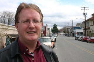 City Councilman Russell Sparkman on First Street in downtown Langley: “The city’s never concentrated on economic development before.”