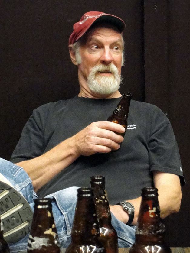 Dwight Zehm directs and acts in Tom Churchill’s play “West is West