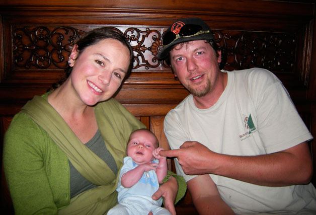 Rain Shepherd-Simpson and Matt Freeman-Wheeler celebrate with their newborn son Brycen Grady Freeman.
