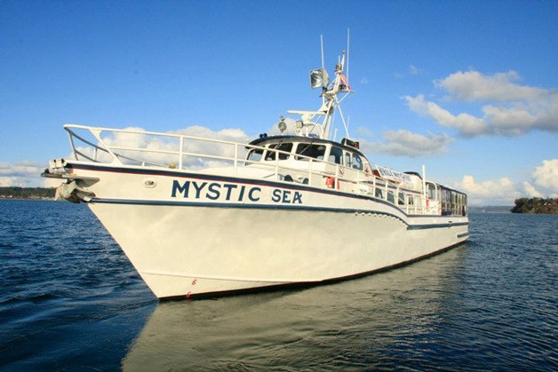 The MV/Mystic Sea will arrive in Langley Friday