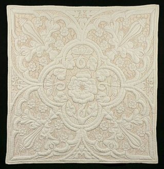 Laurie A. Weiner of Clinton is a finalist in the eighth biennial Pacific Northwest Quiltfest with her quilt “Rood Awakening.”