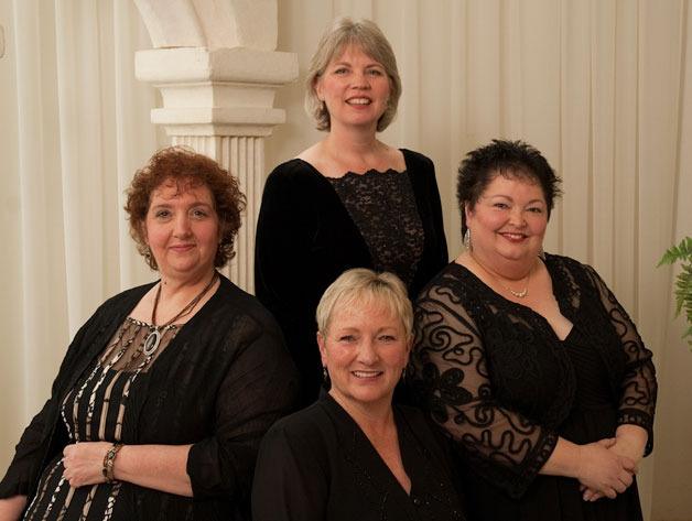 The quartet Angeli — Carol Fitzgerald (front)