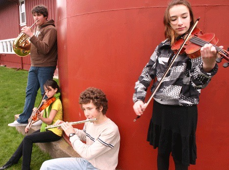 The young artists who won the chance to play with the Saratoga Chamber Orchestra are French horn player Seth Sobottka