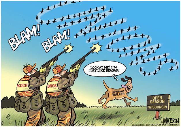 Today's cartoon is by RJ Matson