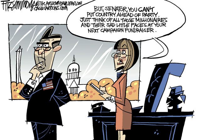 Today's cartoon is by David Fitzsimmons