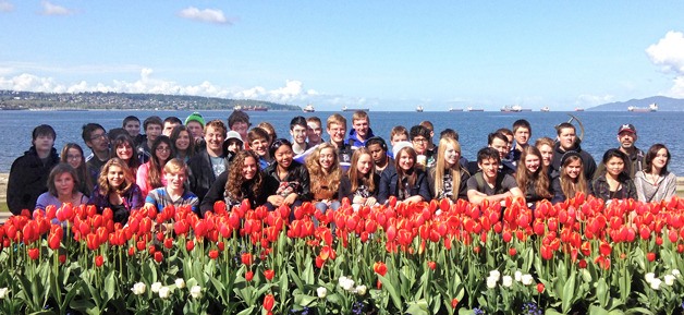 The South Whidbey High School Wind Ensemble won a gold medal at the Vancouver Kiwanis Music Festival on April 24.