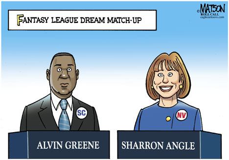 Today's cartoon is by RJ Matson