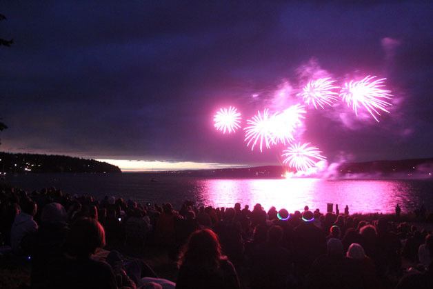 Spectators view fireworks during Celebrate America. A bill is before the legislature that would allow cities and counties the flexibility to temporarily ban fireworks during times of drought or when significant fire danger exists.