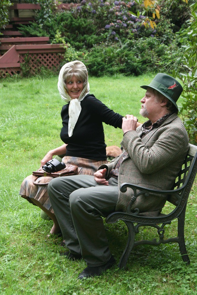 Dana Linn plays Maggie and Kent Junge a potential fake husband