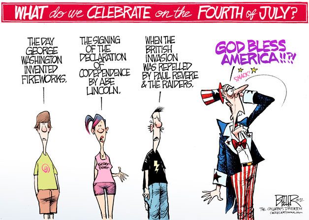 What do we celebrate on the Fourth of July?