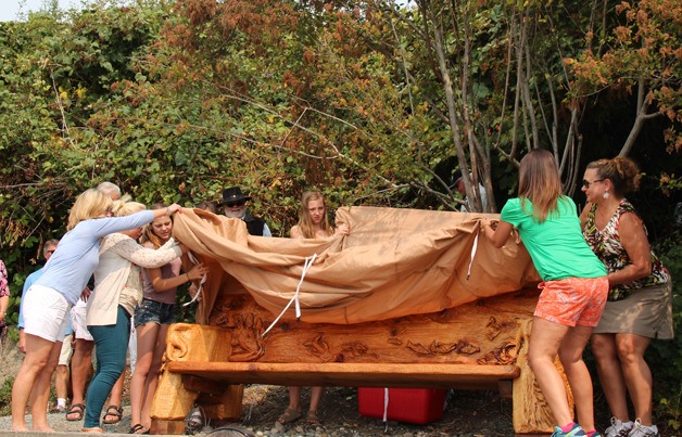 The Beverly Beach bench