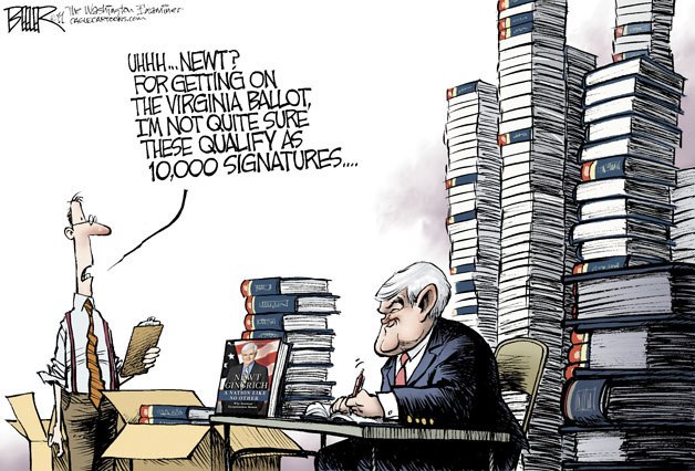 Today's cartoon is by Nate Beeler