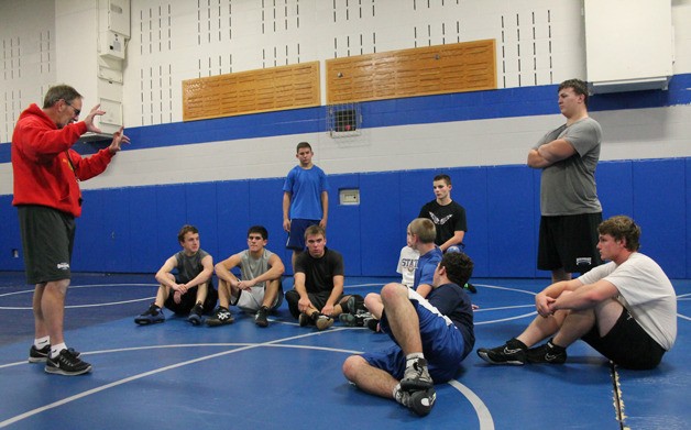 This is the entire South Whidbey High School wrestling program