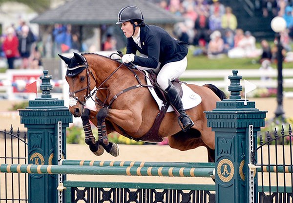 Clinton’s Maya Black and her horse