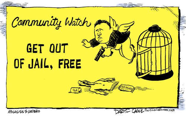 Perhaps the next real estate mogul board game can include a free pass called 'Stand your ground.'