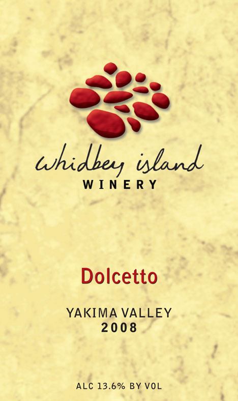 Whidbey Island Winery's new label.
