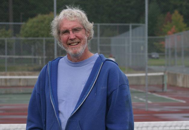 Tom Kramer still visits the South Whidbey High School tennis courts often