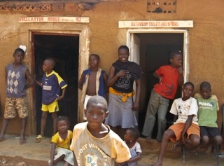 Ugandan children who live at the MLISADA Orphanage practice music