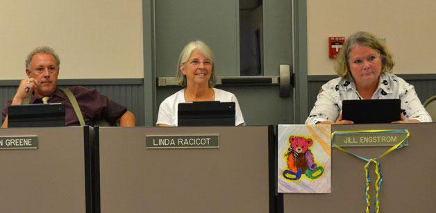 South Whidbey School Board members Damian Greene