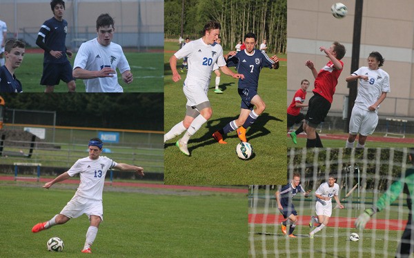 South Whidbey High School received nine nominations to the all-Cascade Conference boys soccer teams. Five received enough votes to make the first team and are