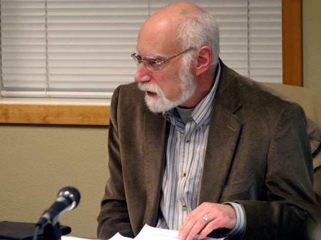 Hal Seligson acted as mayor pro-tem at the city council meeting Monday night.