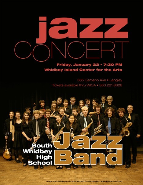 The South Whidbey Jazz Ensemble peforms at WICA in Langley at 7:30 p.m. Friday
