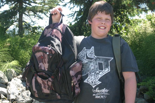 Courtney Dunigan has started collecting backpacks for the homeless in Seattle.