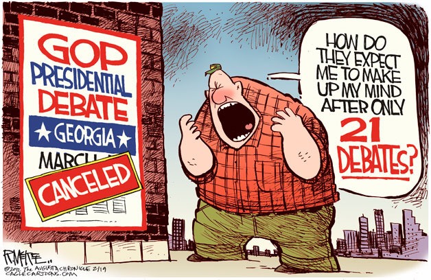 Today's cartoon Rick McKee