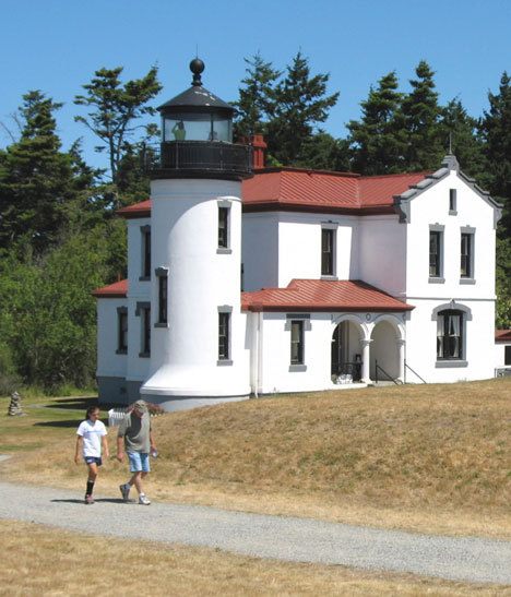 The tower conical roof at Admiralty Head Lighthouse — called the Lantern House — may be replicated in a  collaborative effort between lighthouse officials