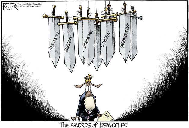 Today's cartoon is by Nate Beeler of The Washington Examiner.