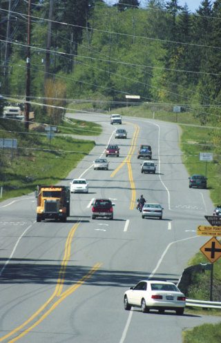 Island County is hoping to get money from the federal government to pay for a $3.9 million roundabout at Highway 525 and Honeymoon Bay-Bush Point Road.