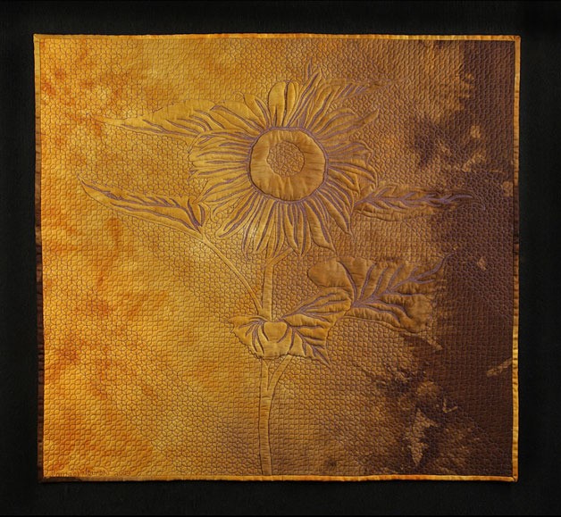 Laurie Weiner’s quilt “Tournesol” will compete among more than 250 entries in 10 categories at the Pacific West Quilt Show competition to be presented Aug. 26-28 in Tacoma.