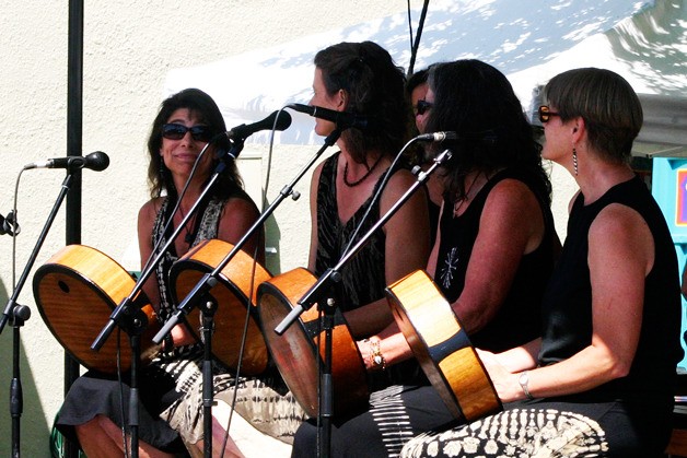 Musicians perform at the 2014 Choochokam Arts Festival in Langley.