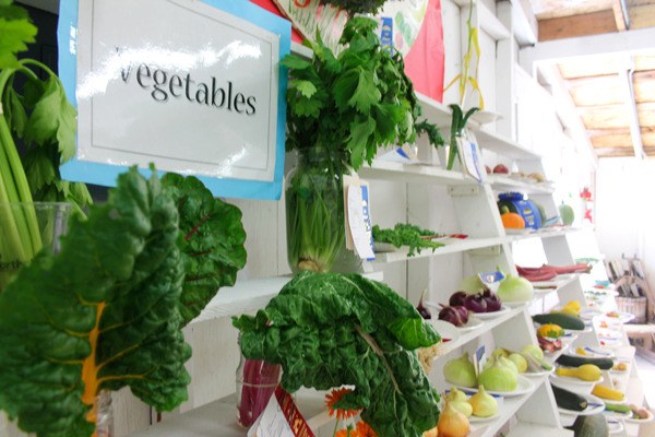 Vegetables are displayed at the 90th annual Whidbey Island Area Fair.