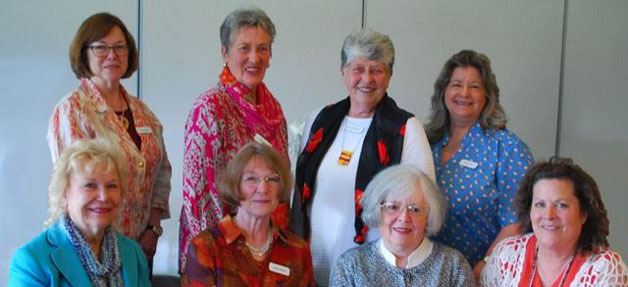 The Whidbey Island branch of American Association of University Women installed a new slate of officers for 2016-17 on June 11 at Whidbey Golf Club in Oak Harbor. Top row