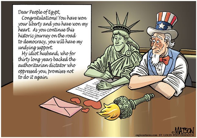 Today's cartoon is by RJ Matson