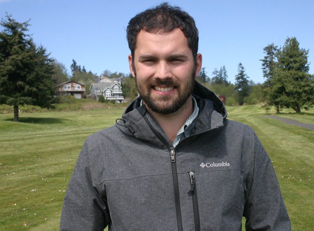 Patrick Kent waits for the Holmes Harbor Sewer District’s approval to purchase the Freeland golf course. The greens were closed for three years and may open in May.