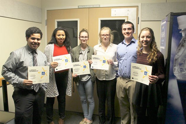 South Whidbey High School students Chaz Haywood