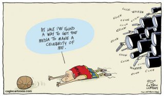 Today's cartoon is by Larry Wright of The Detroit News.