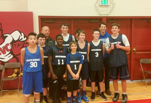 South Whidbey’s seventh-grade boys S.W.I.S.H basketball team lost both its games at the league championship. The team entered the tournament as the second seed.