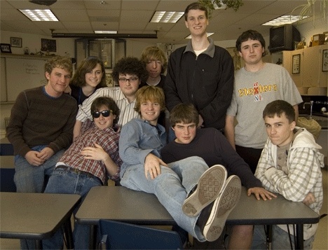 The 2008 South Whidbey High School Knowledge Bowl state finalists will demonstrate their mental prowess at Camas High School this month. Back row: Dylan Fate
