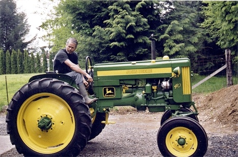 Mike Crowell bought an old John Deer a few years back to make a symbolic journey to California