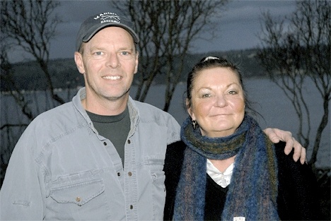 Christina Porter stands with Bret Griffith