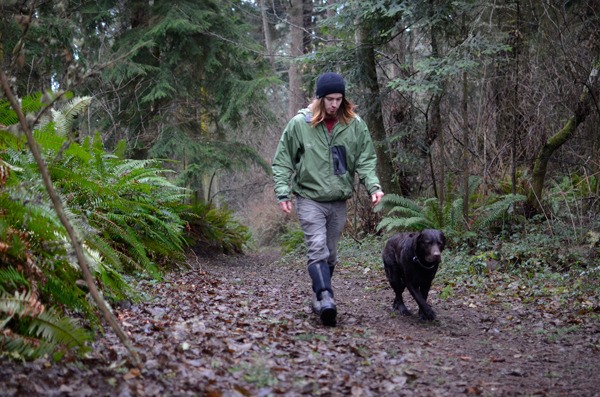 Langley resident Clark Sarbaugh returns from a hike at South Whidbey State Park. The fate of the campgrounds is being decided during a multi-phase planning process